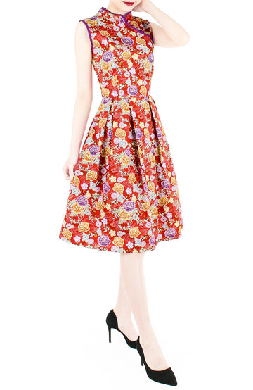 Vintage Shanghai Glamour Cheongsam Dress